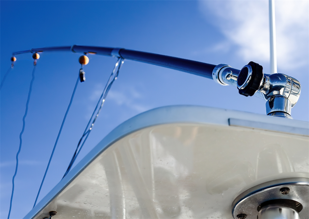 taco marine gs-400 outrigger mount and outrigger pole